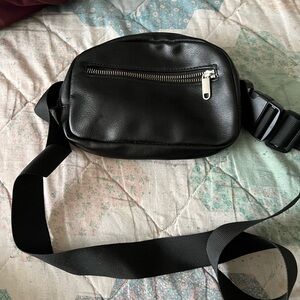 Wild Fable Black Faux leather belt bag